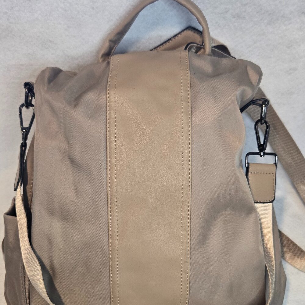 Charmore Taupe Nylon Backpack